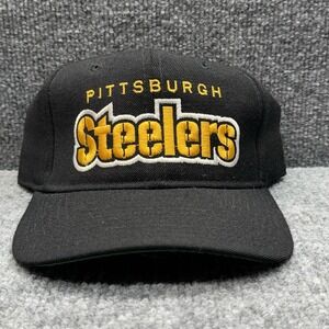 90s Vintage Pittsburgh Steelers Starter Wool Snapback Hat The Natural Rare